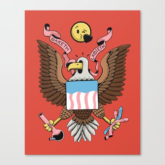 America Canvas Print