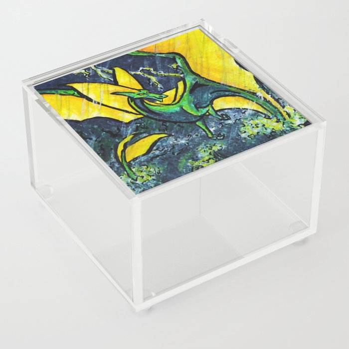 Stormy Sea Dragon Acrylic Box