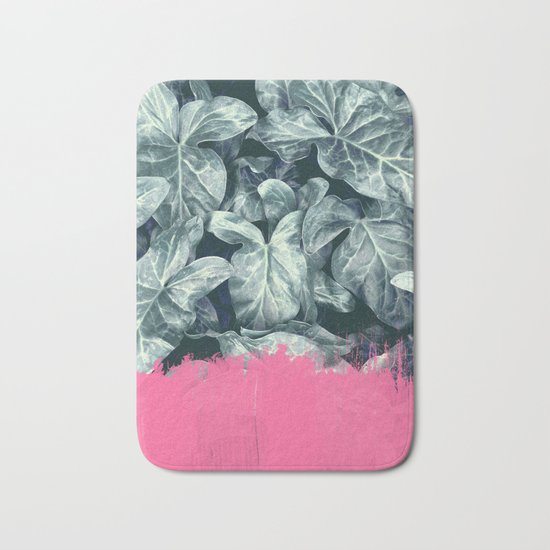 Pink Sorbet on Jungle Bath Mat