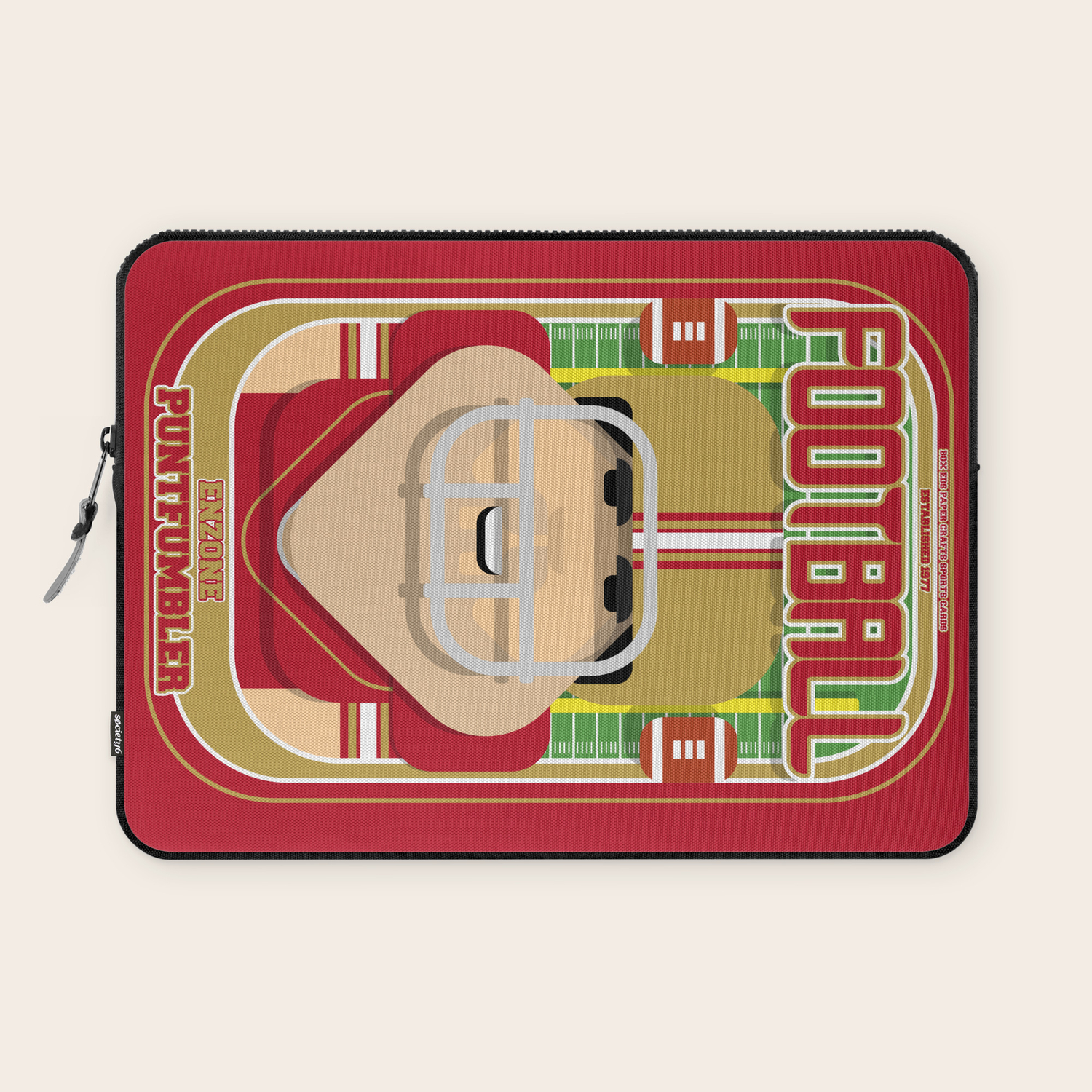 American Football Red And Gold Enzone Puntfumbler Victor