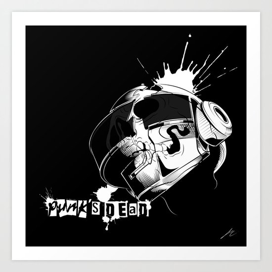 Punk's Dead Art Print