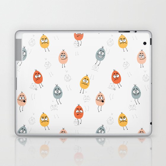Egg Playful Emotions Laptop & iPad Skin