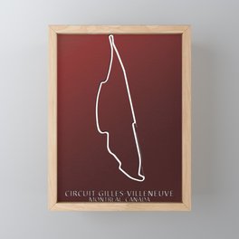 Circuit Gilles Villeneuve, Montreal, Quebec, Canada Framed Mini Art Print
