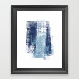 Just Blue and White 1 Framed Art Print