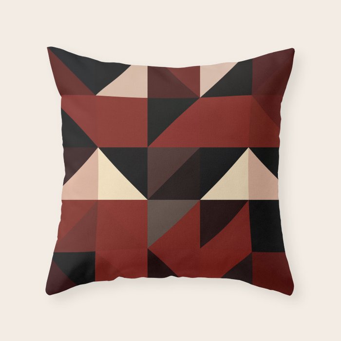 red black pillows