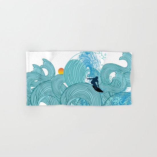 surfing 2 Hand & Bath Towel