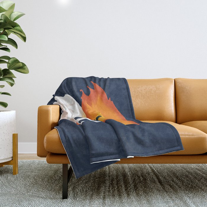 Friendly Fire Throw Blanket