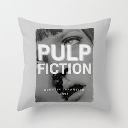 Pulp Fiction | Quentin Tarantino Deko-Kissen | Concept, Umathurman, Graphicdesign, Graphic Design, Black and White, Pulpfiction, Movies & TV, Quentintarantino, Miawallace, Digital 