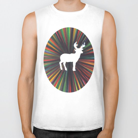 young deer Biker Tank