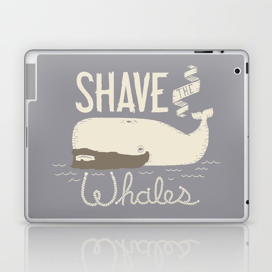 Shave the Whales Laptop & iPad Skin