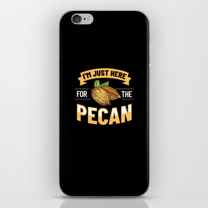 Pecan Nuts Roasted Tree Candy Pie Praline Cookies iPhone Skin