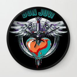 bon jovi logo 2022 Wall Clock | Logo, Bonjovi, Band, Music, Graphicdesign, Album 