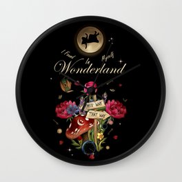 I Found Myself In Wonderland - Alice In Wonderland Wall Clock