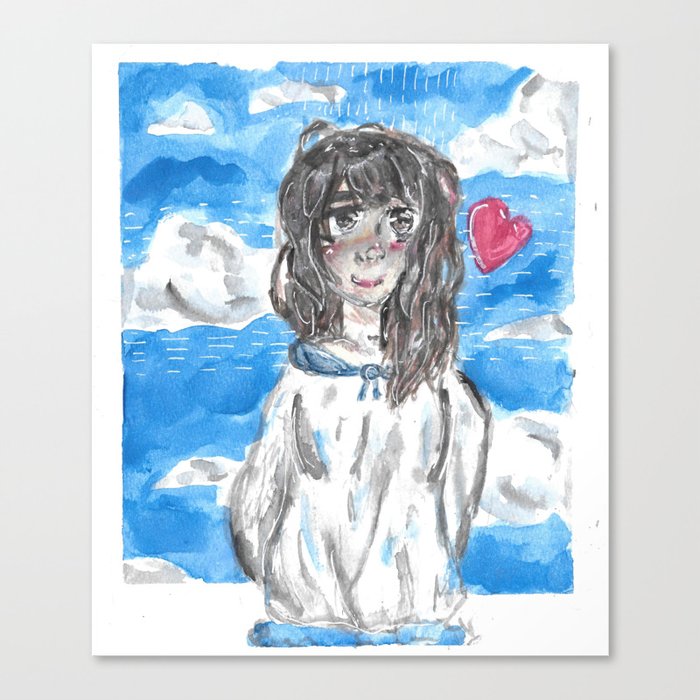 Cloudy day Canvas Print