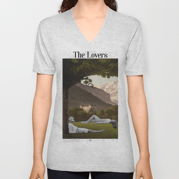 The Lovers V Neck T Shirt