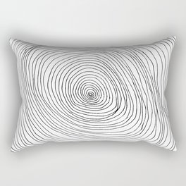 Spiral Rings Rectangular Pillow