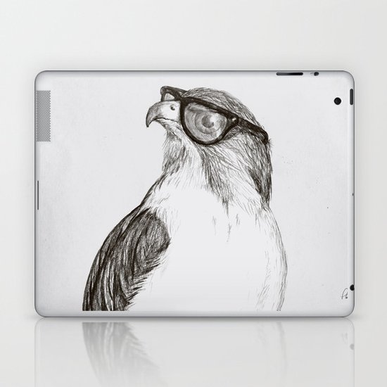 Hawk with Poor Eyesight Laptop & iPad Skin