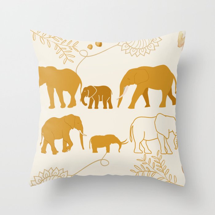 Pillows with elephants on them sales