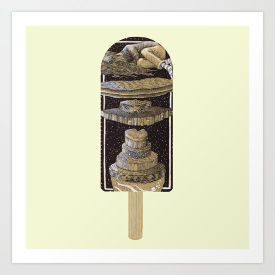 ice cream Art Print