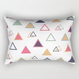 Lovely Triangles  Rectangular Pillow