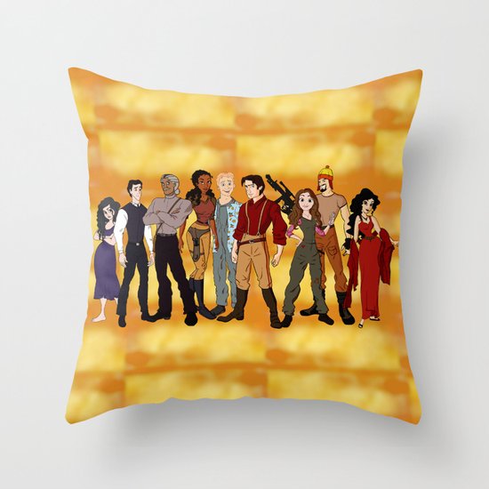 Disney Shinies! Throw Pillow