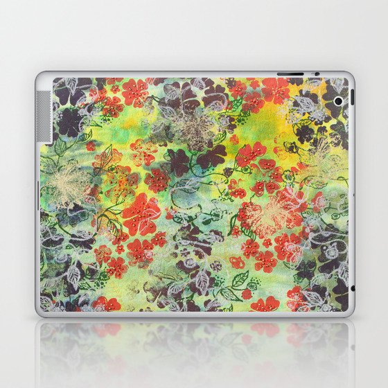 Waterfall of flowers Laptop & iPad Skin