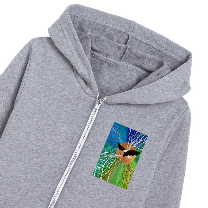 Bald Eagle Kids Zip Hoodie