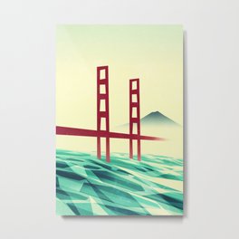 Misty day at the Golden Gate Metal Print