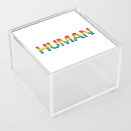 HUMAN LGBTQI+ Pride Acrylic Box