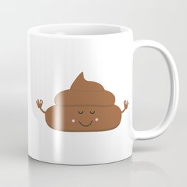 Meditating poo Coffee Mug