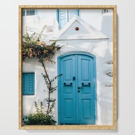 Little Blue Door | Paros, Greece Serving Tray