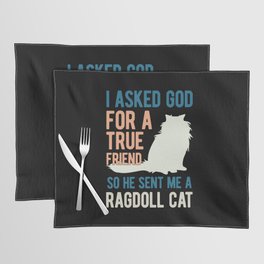 Funny Ragdoll Cat Placemat