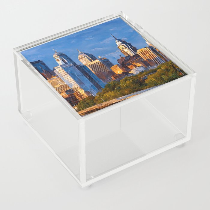 Philadelphia, Pennsylvania Acrylic Box