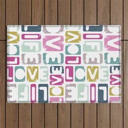 Love Life Outdoor Rug