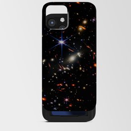 dark Galaxies of the Universe Webb's First Deep Field (NIRCam Image)  iPhone Card Case