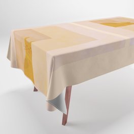 Abstraction_GEOMETRIC_CAT_SHAPE_CUTE_MEOW_ADORABLE_POP_ART_0705A Tablecloth