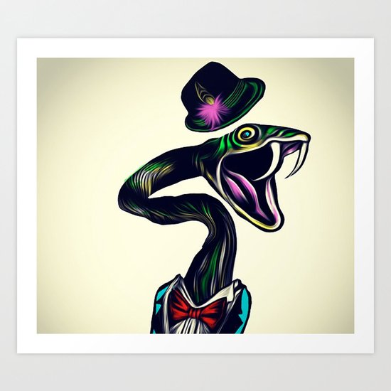Lowly Worm Art Print