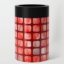 RED Wallpaper Squares. Can Cooler
