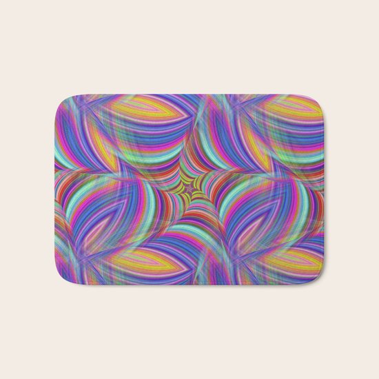 Psychedelic Bath Mat