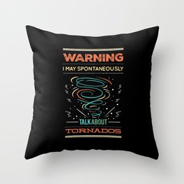 Funny Weather Man Quotes Throw Pillow