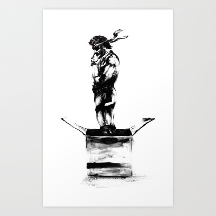 Think Outside The Box Art Print By Curethebroken Society6