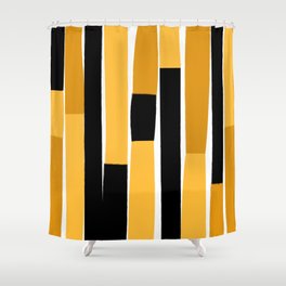 Limeao - Colorful Abstract Decorative Summer Design Pattern in Yellow  Shower Curtain