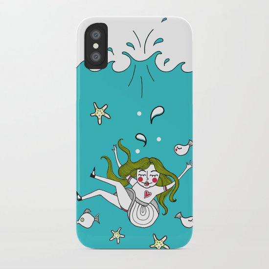 Dive In! iPhone Case