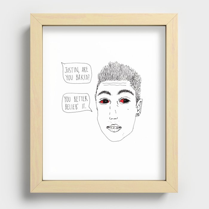 Justoned Recessed Framed Print