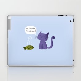 No thanks, I'm vegan (cat) Laptop & iPad Skin