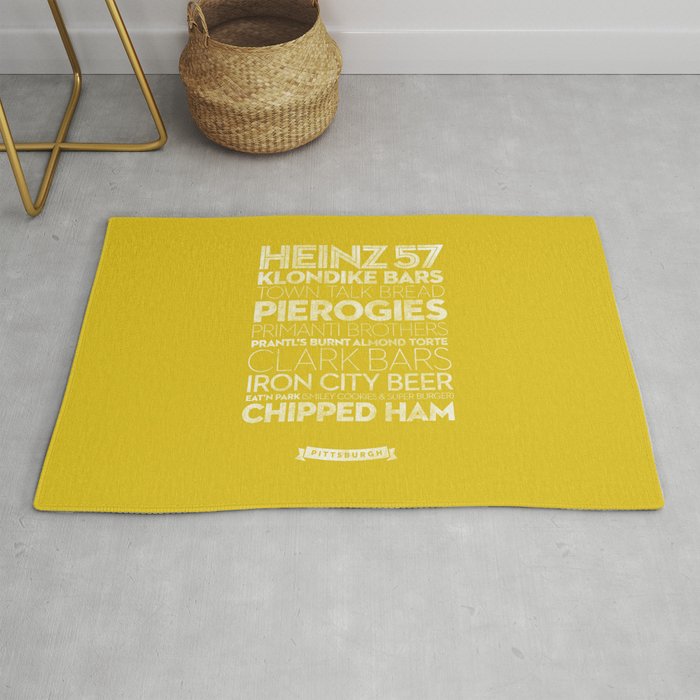 Pittsburgh — Delicious City Prints Rug