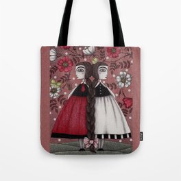 Snow-White and Rose-Red (1) Tote Bag
