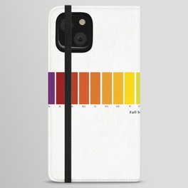 Interpretation of Mark Maycock's Scale of hues illustration from 1895 iPhone Wallet Case