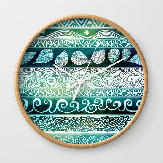Dreamy Tribal Part VIII Wall Clock