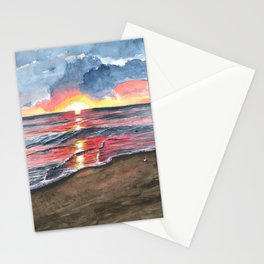 Virginia Sunrise at the Beach Stationery Cards